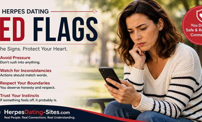 How to Spot Red Flags in Online Dating With Herpes