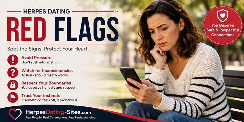 How to Spot Red Flags in Online Dating With Herpes