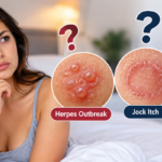 Herpes outbreak vs jock itch vs ingrown hair
